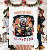 Rock n Roll Sherpa Blanket - Beyond T-shirts